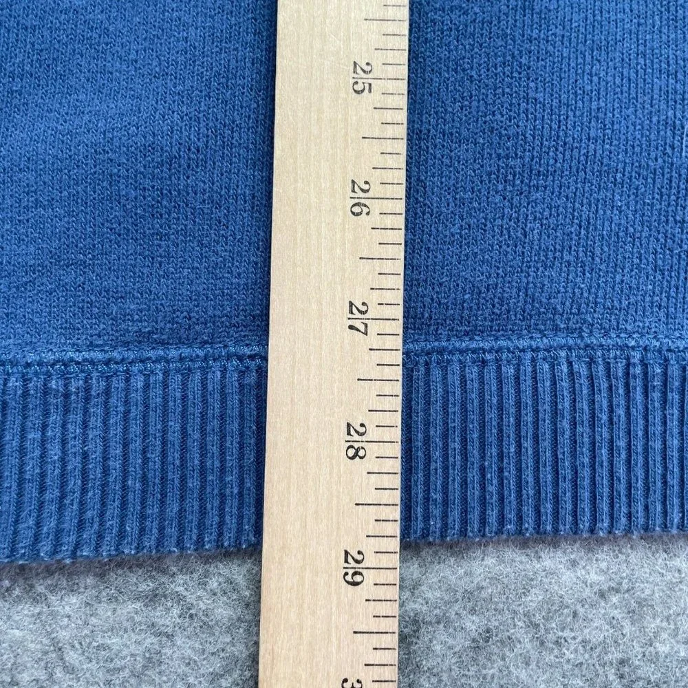 Tommy Bahama Sweater Men 2XL XXL Blue Gray Quarter Zip Cotton Ribbed Mock Neck_10